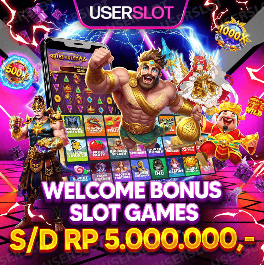 Ilustrasi welcome bonus setelah daftar di Userslot