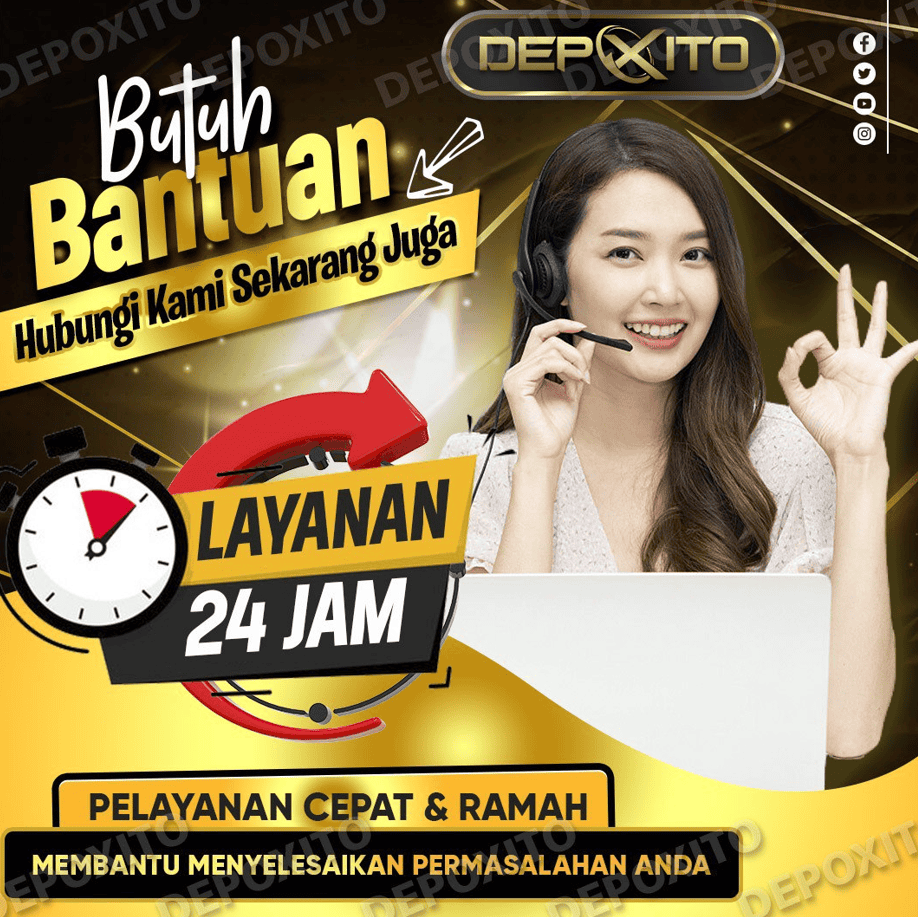 Ilustrasi customer service Depoxito yang siap sedia 24 jam
