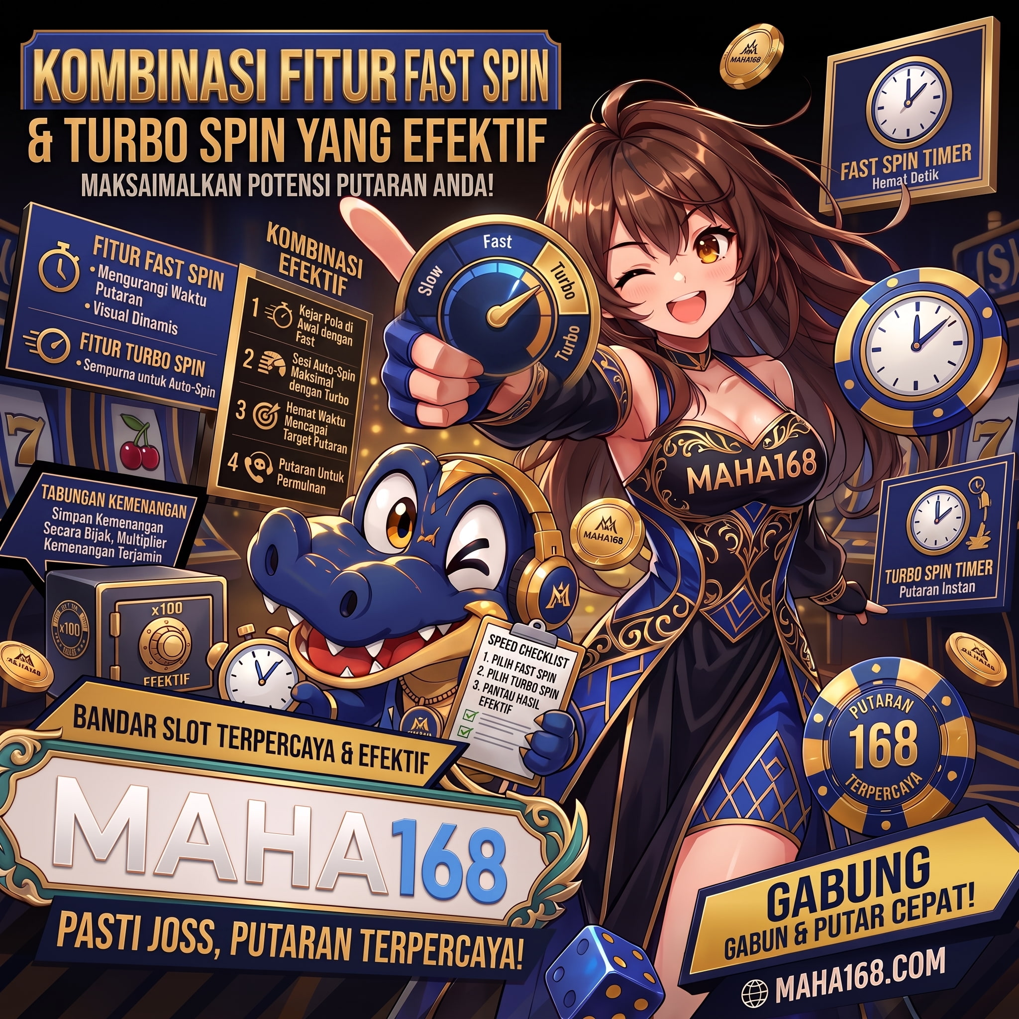 Kombinasi Fitur Fast Spin & Turbo Spin Yang Efektif di Maha168